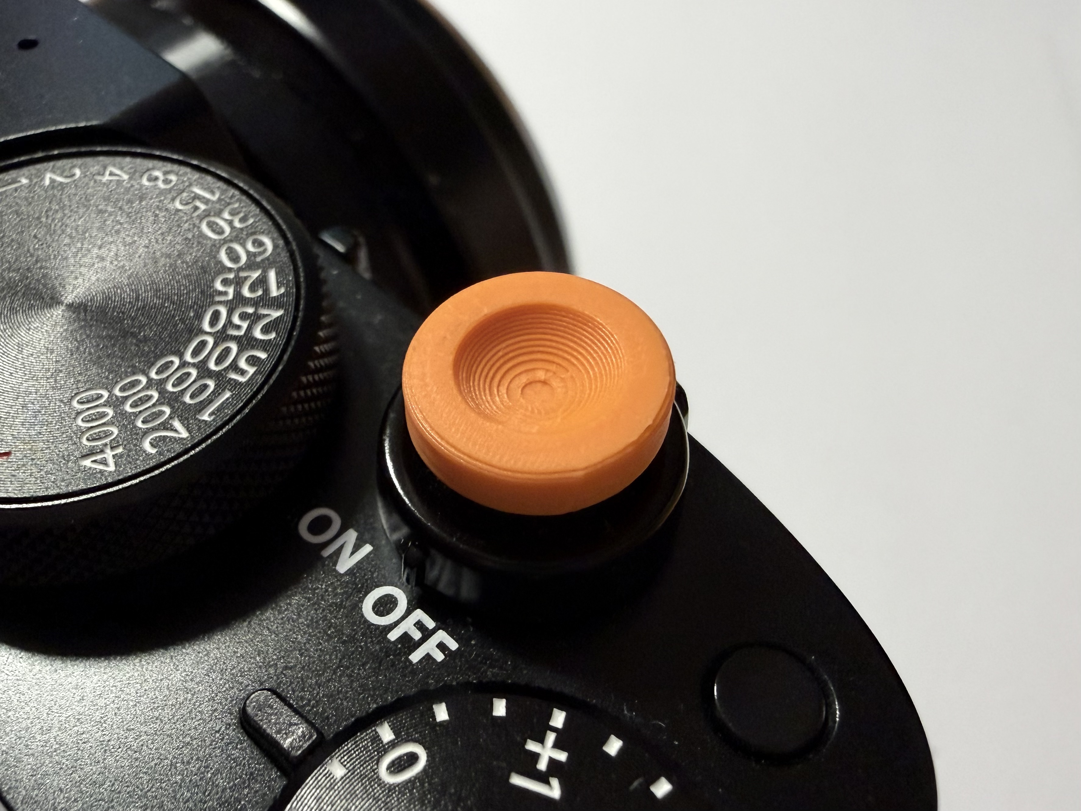 Miniatura 3 do modelo 3D Fujifilm soft shutter release button. 