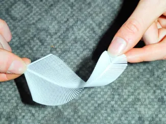 Pluma flexible para disfraces 
