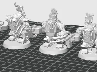 3 Greenskins with Armor