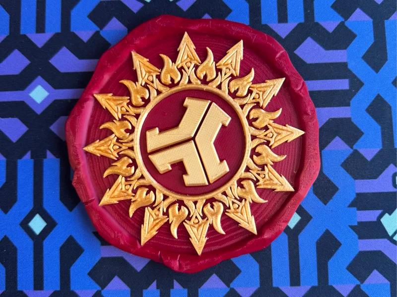 Defqon.1 Sacred Oath Inspired badge / wall art