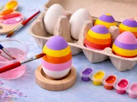 Œuf de Pâques réaliste à peindre, format Kinder — photo 2