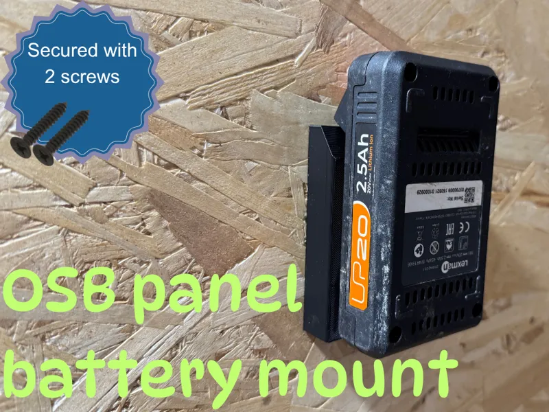 OSB-Tools Battery mount