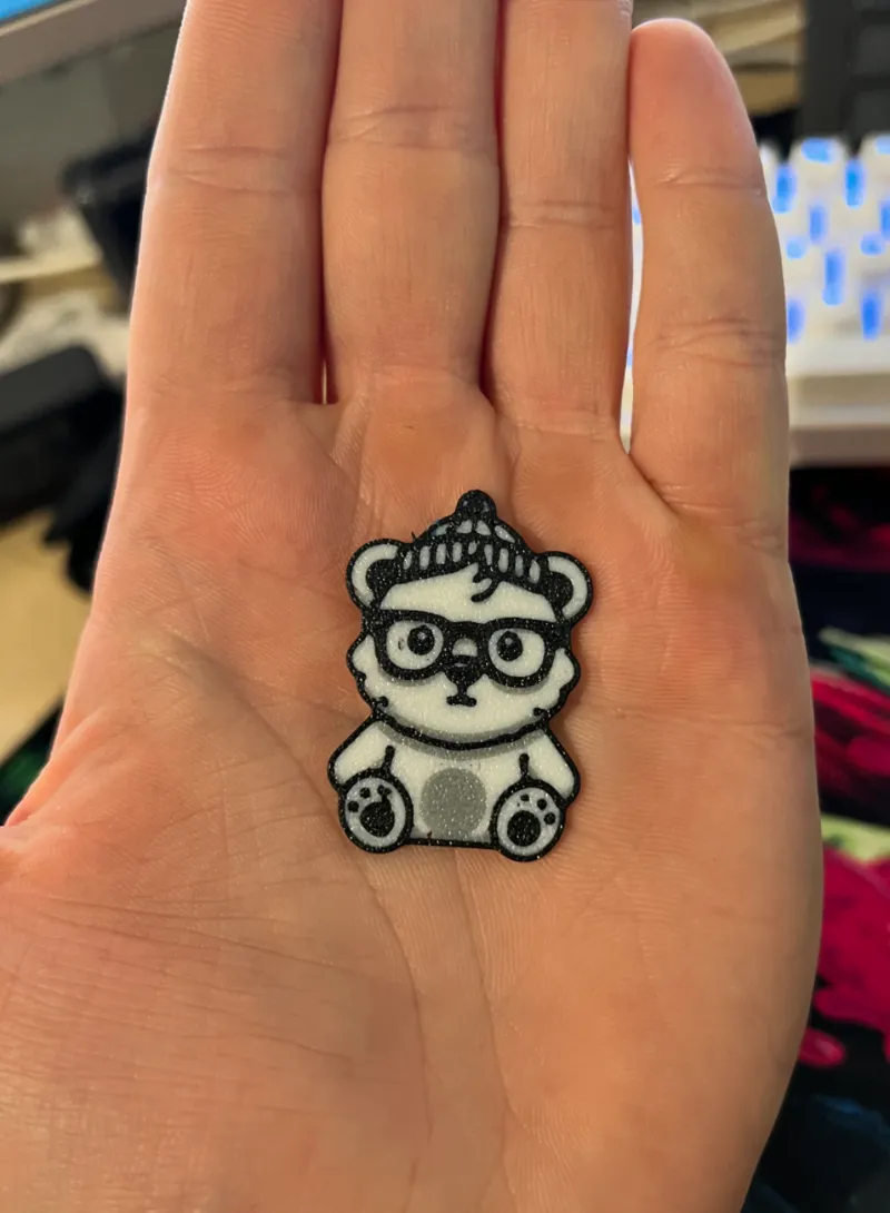 Cute bear keychain