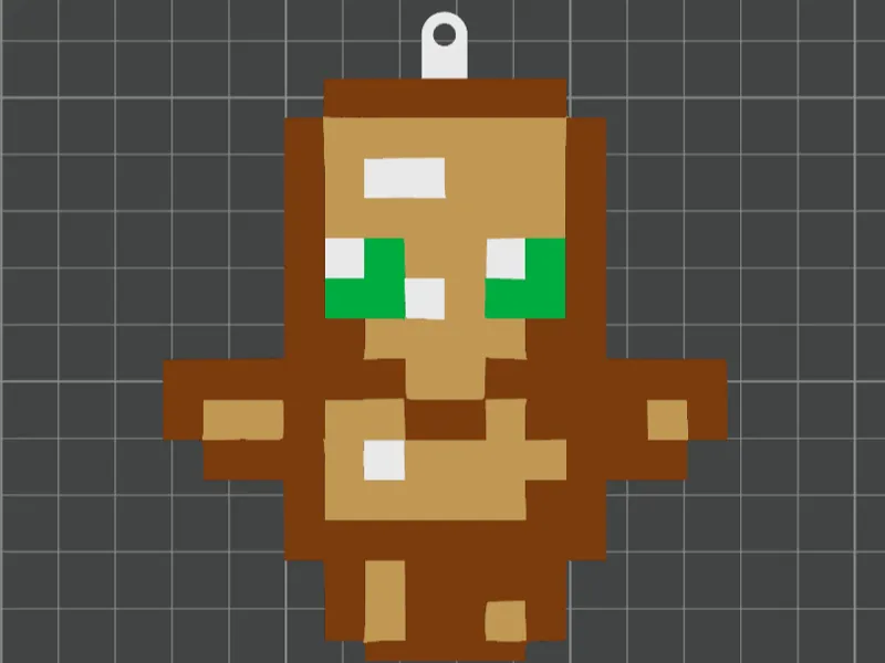 Totem Of Undying MINECRAFT Keychain