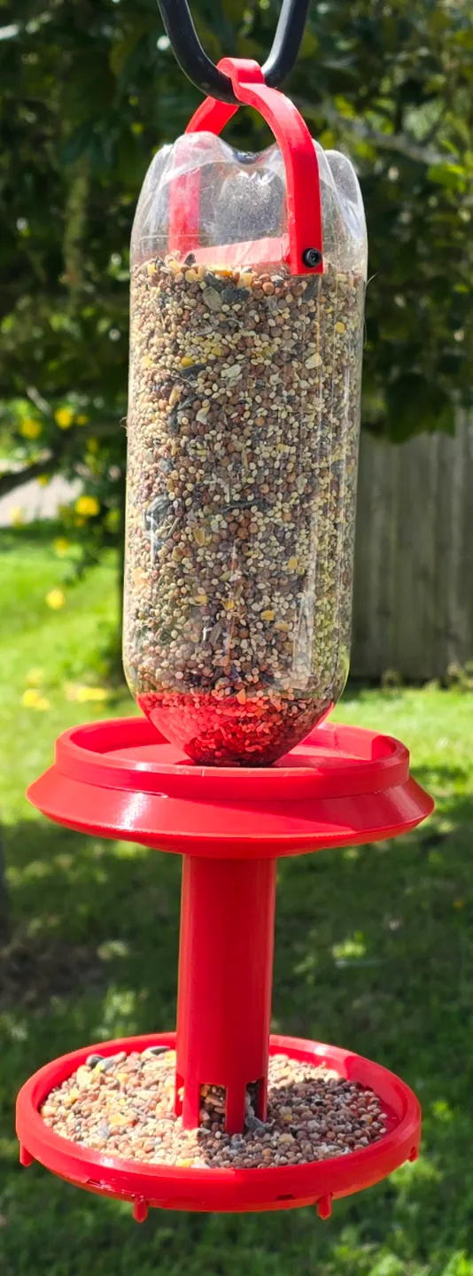 BOTTLE FED BIRD FEEDER - Free 3D Print Model - MakerWorld