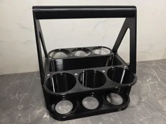 Bottle holder for car detailing, 6x72mm bottles
