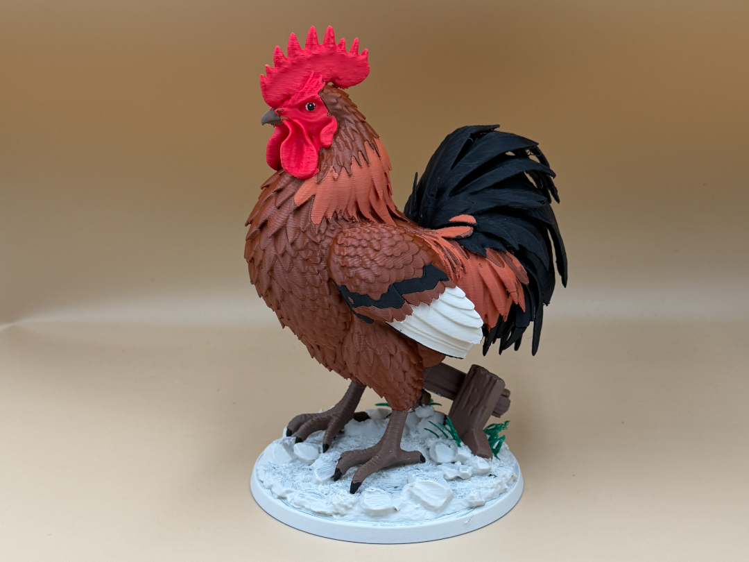 Barnyard Royalty – The Proud Rooster - 1