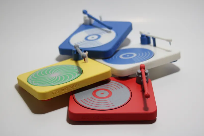 Sip And Spin Coaster