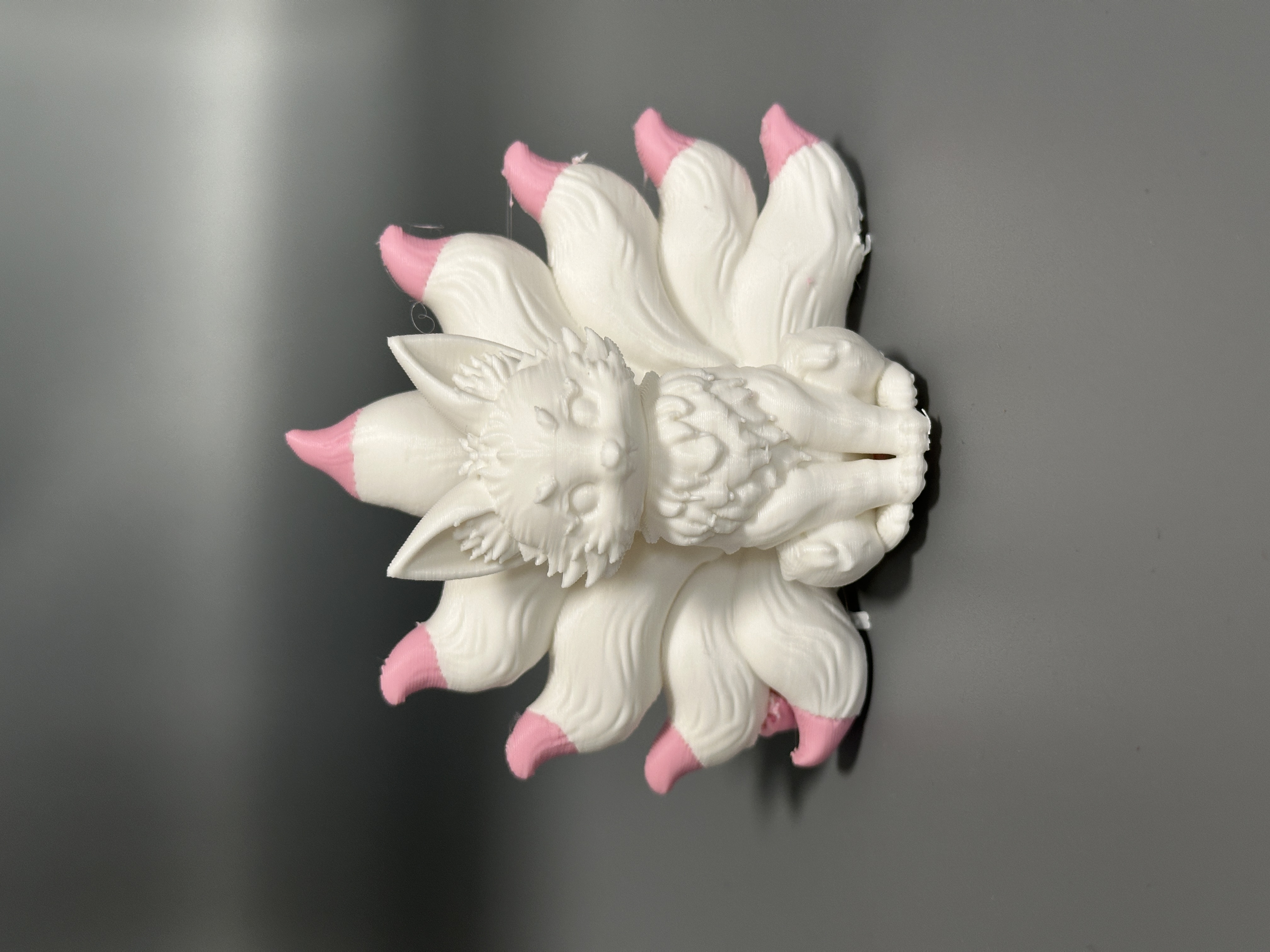 Miniatura 2 do modelo 3D 漂亮的九尾狐（1.5h 25g）单色、多色配置