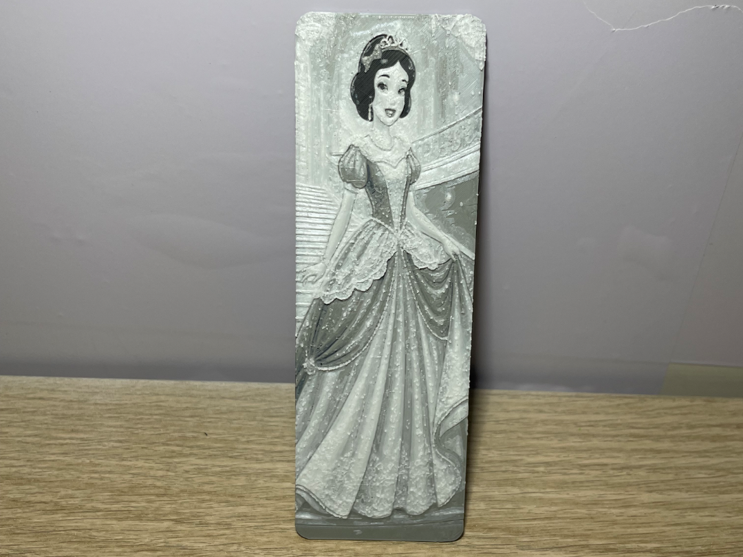 marcapáginas blancanieves