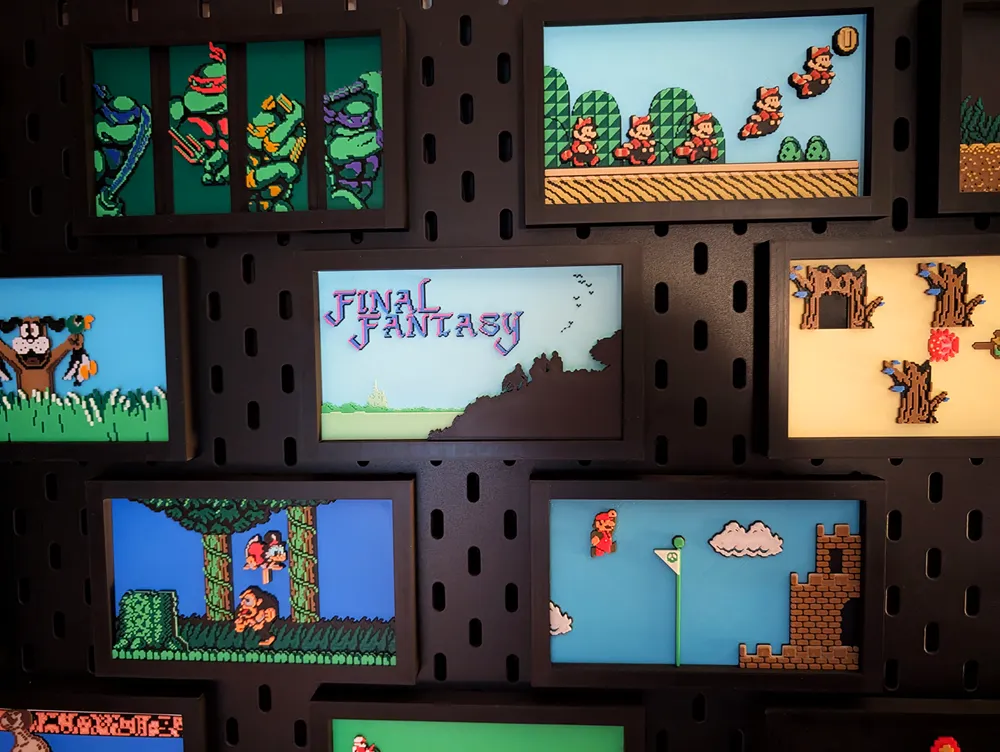 Final Fantasy 1 - Bridge Wall Art - Free 3D Print Model - MakerWorld