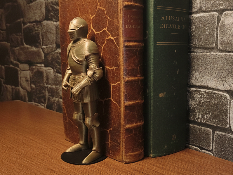 Sentinel – Medieval Armored Knight Bookend