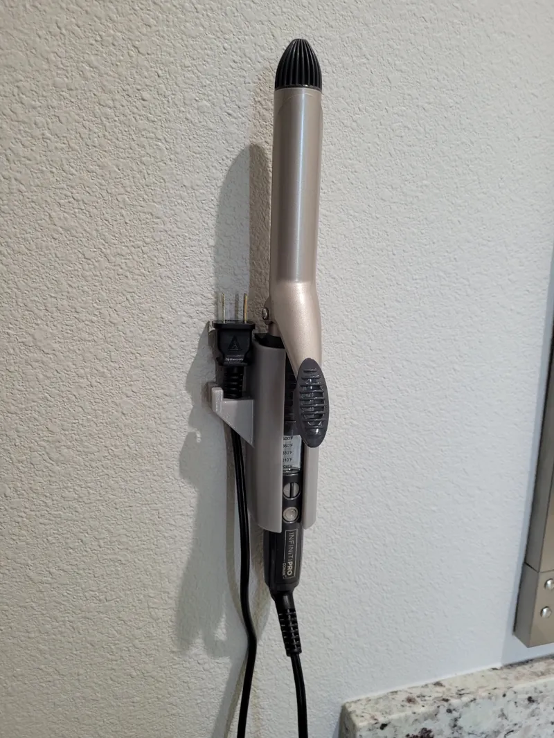 Curling Iron Wall Holder