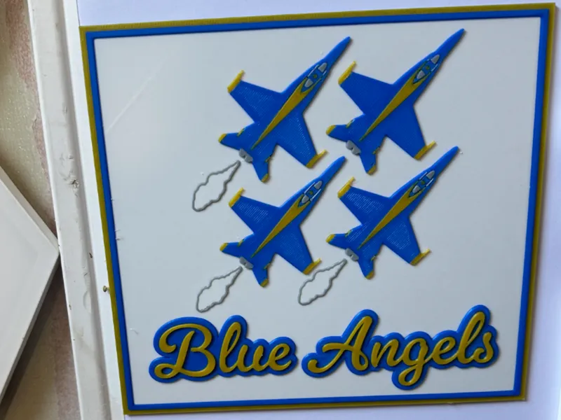 Blue Angels Formation Wall Art