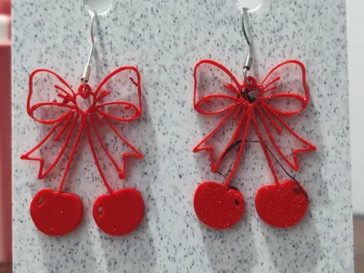 Coquette Cherry Earrings