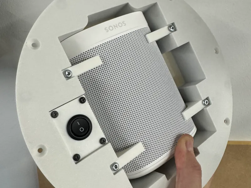 Sonos one/play1 ceiling mount