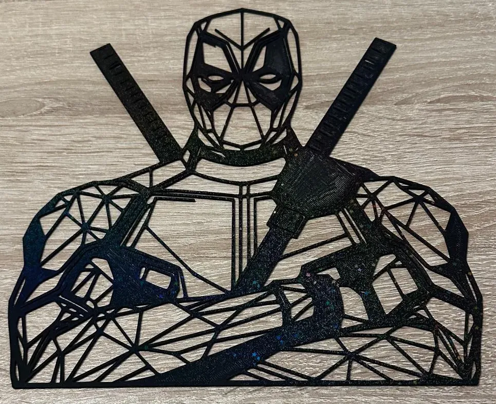 Deadpool LineArt by D_Designs - MakerWorld
