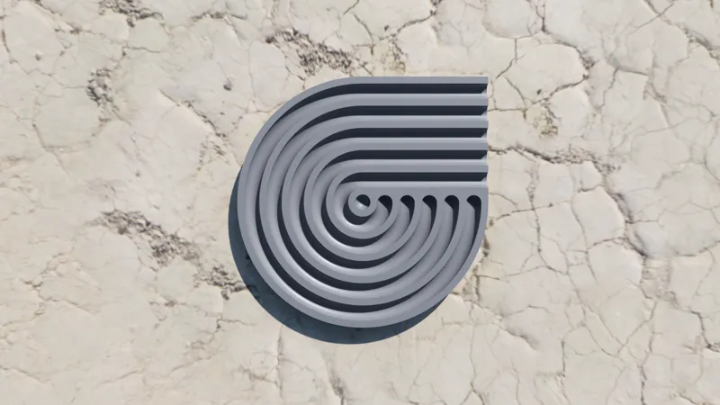 Modern drink coaster