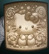 Veilleuse lithophane Hello Kitty — photo 2