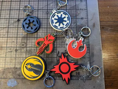 Star Wars Emblem Key Rings (6 Kinds!)