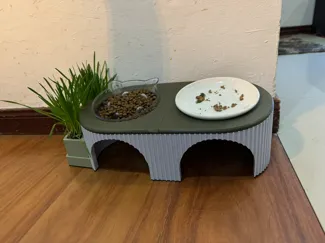 Double Pet Feeder (Bowls Not Included)