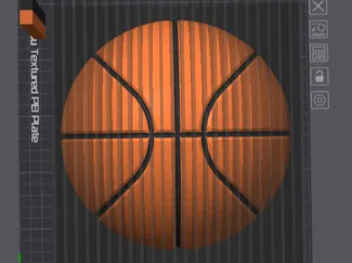 Basketball layered wall art