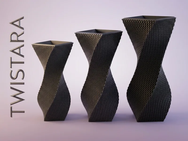 Twistara tall vase