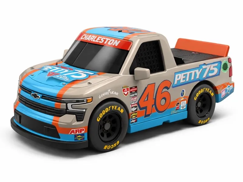 NASCAR Chevrolet Silverado Truck Chibi Style