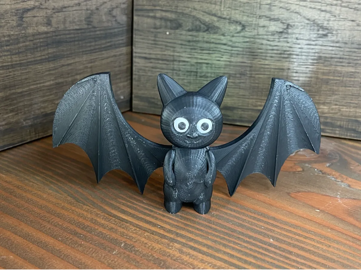 Articulated Print In Place Bat - Free 3D Print Model - MakerWorld