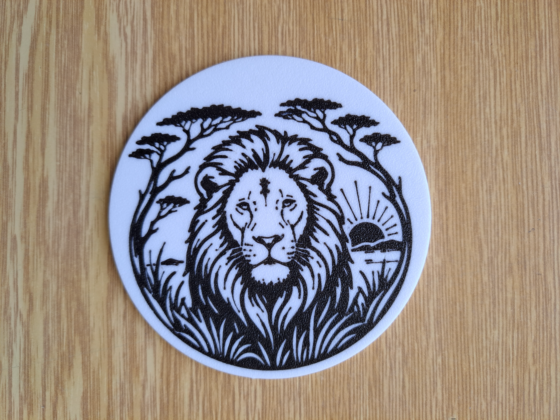 Lion Portrait Coaster
