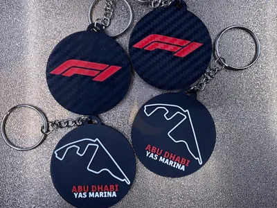 F1 Yas Marina Keychain