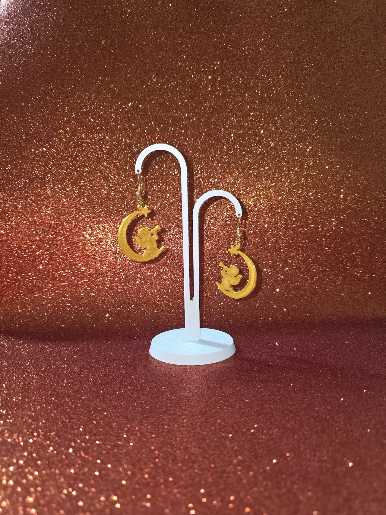 Lunar Angel earrings view 3