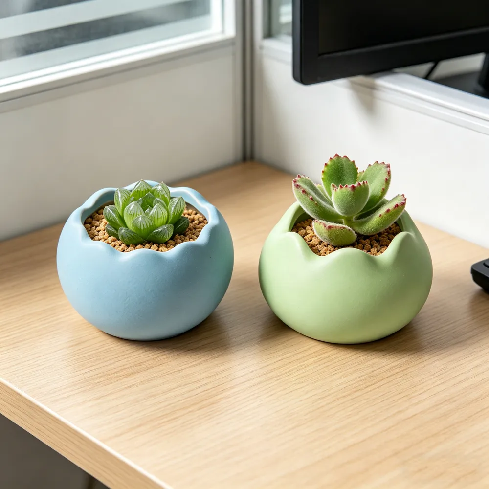 Succulent plant pot - Free 3D Print Model - MakerWorld