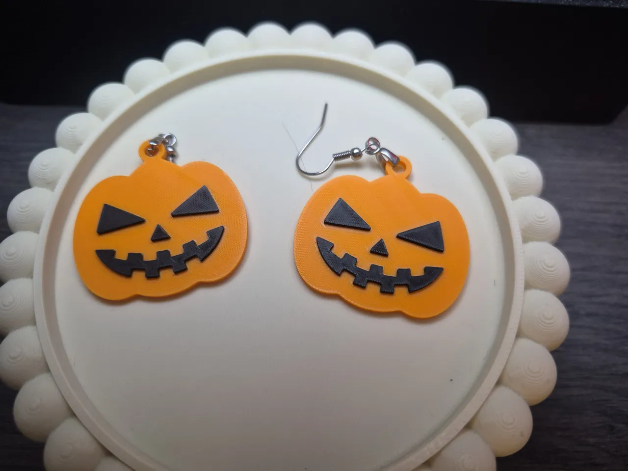 Jack-o'-Lantern Faces Earring Collection view 3