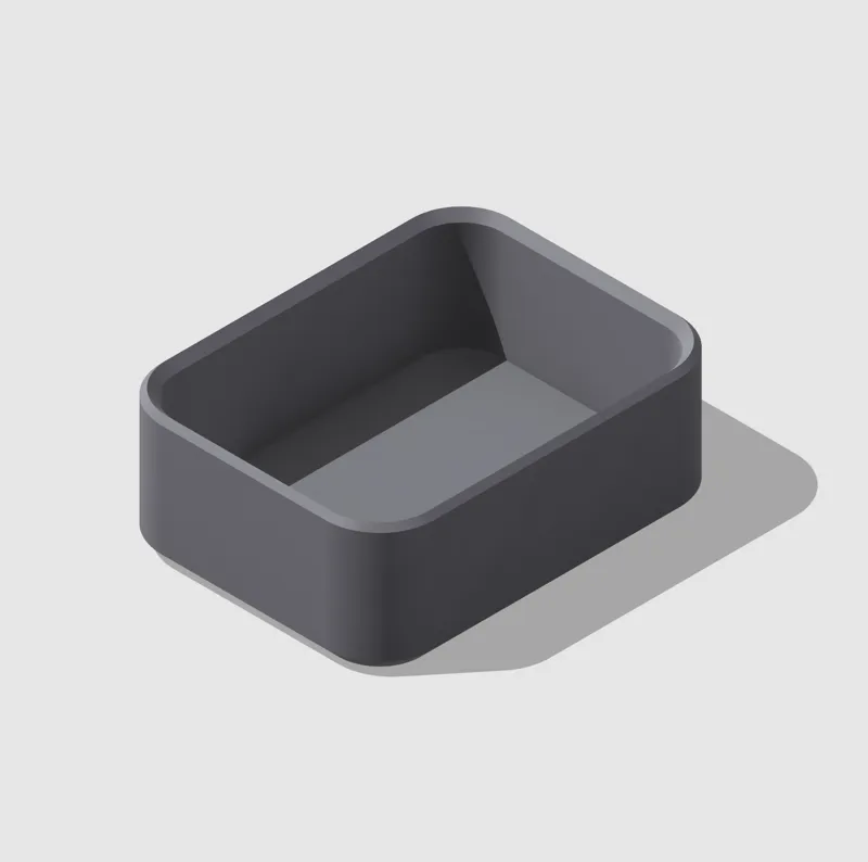 Simple Box - Stackable - 13cm x 10cm x 4.8cm 