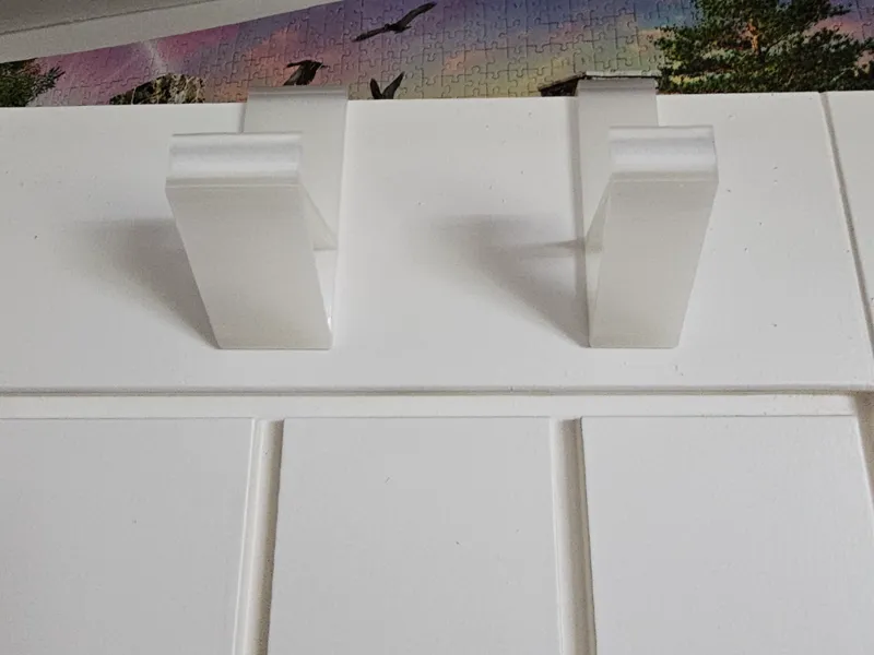 Semi-Transparent Over-Door Hooks