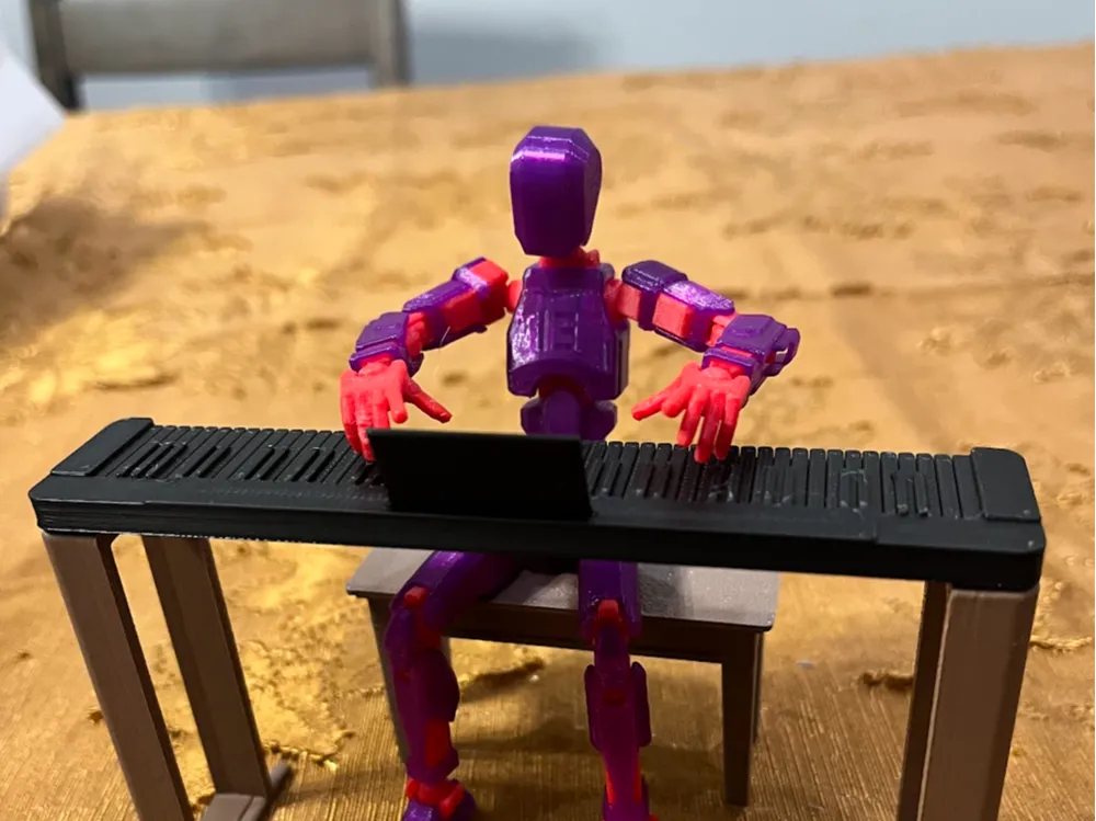 Dekoratives Klavier-Ornament zum Sammeln und Sammeln