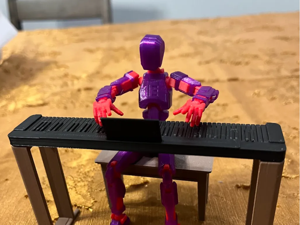 Dekoratives Klavier-Ornament zum Sammeln und Sammeln