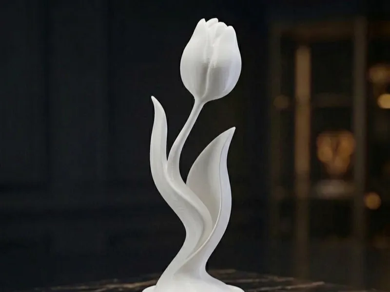 Elegant Tulip Statue