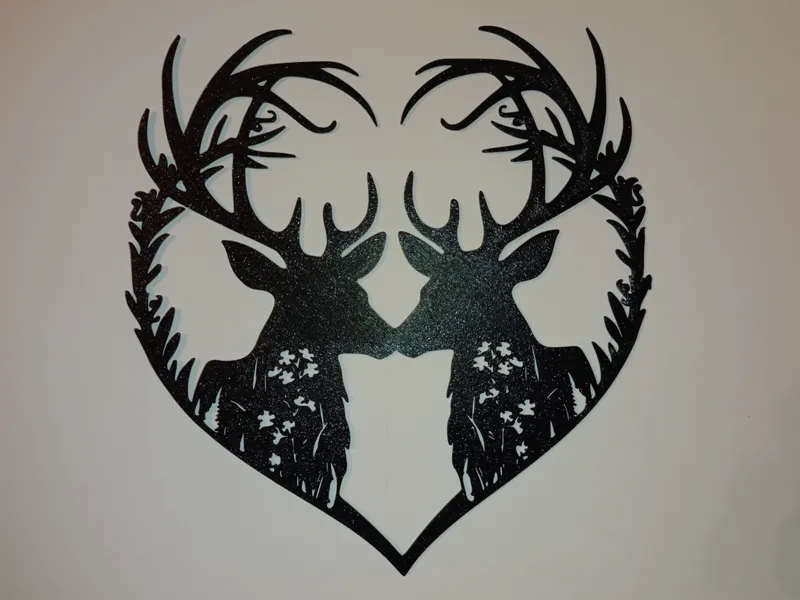 Deer heart frame