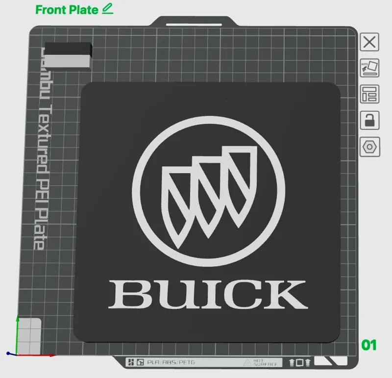 Buick Logo Lightbox Light Box