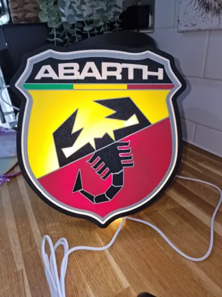 Abarth light box