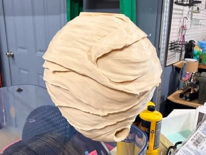 Fake Decoy Bee Wasp Nest - Bandage Wrap Style  