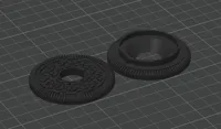 3 Sections (AMS Free): 0.20mm layer, 2 walls, 5% infill
