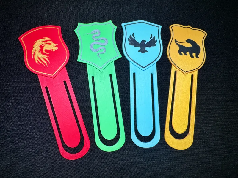 Harry Potter House Bookmarks