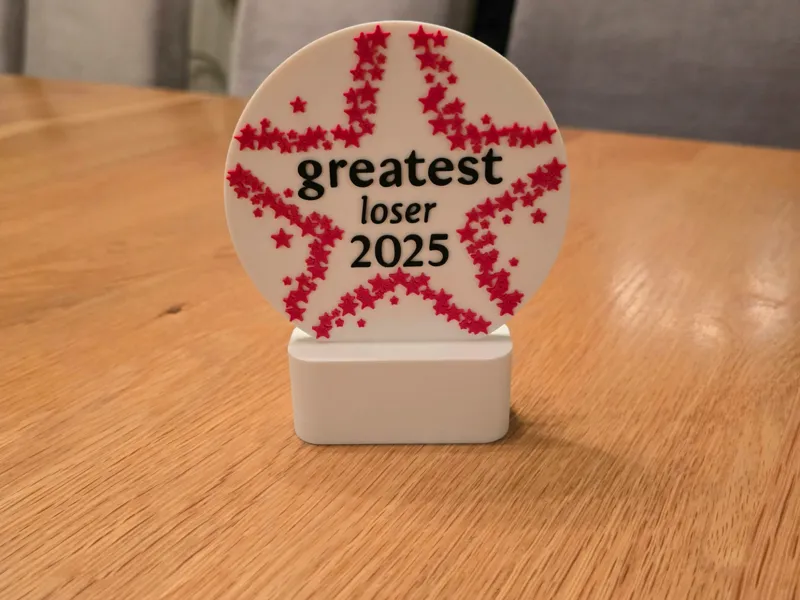 Greatest Loser Trophy 2025
