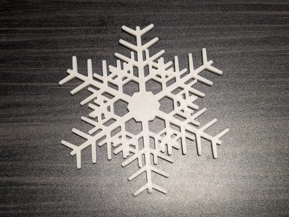 Snowflake Coaster - Free 3D Print Model - MakerWorld