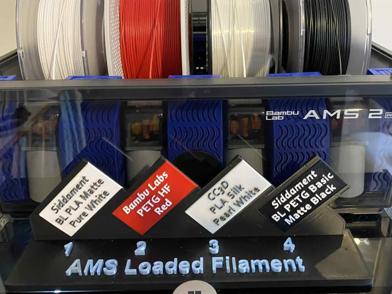 Loaded Filament Guide for AMS