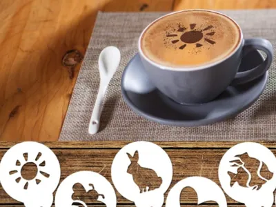 Coffee stencils
