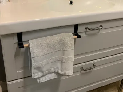 IKEA Cabinet Towel Rack